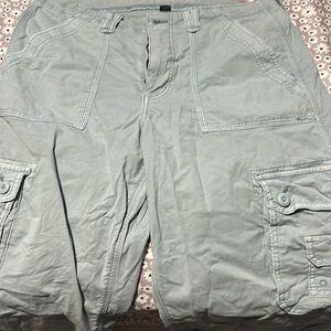 Dusty blue cargo pants American eagle